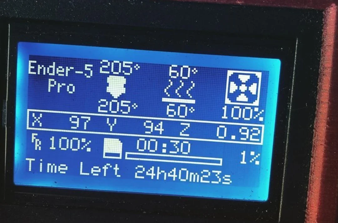 Creality ender 5 pro display screen