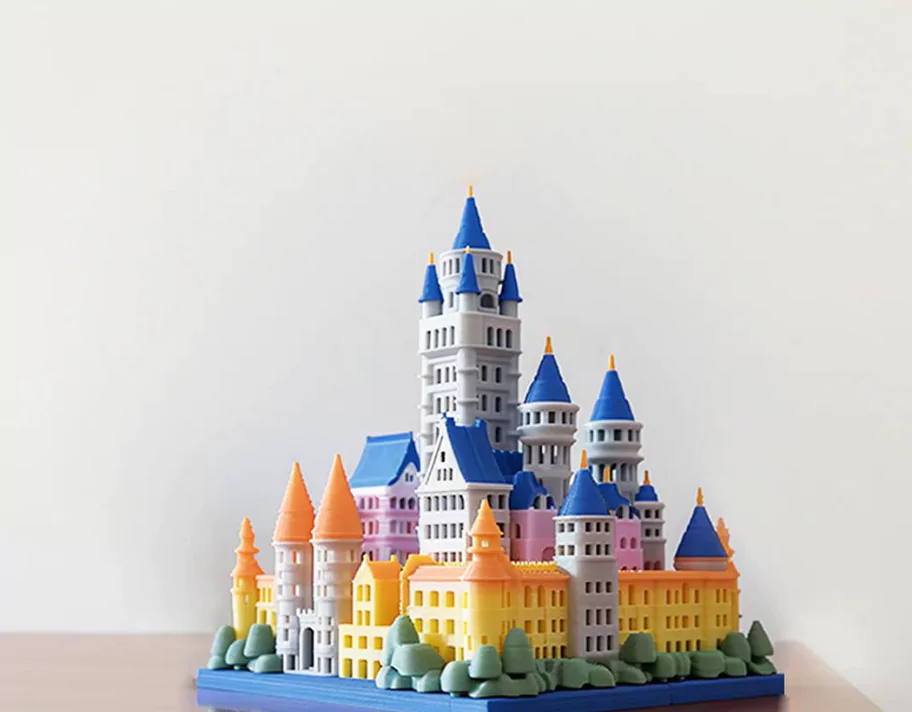 Anycubic Kobra 3 Combo 3D Printer comes with Smart Multi-Color Printing