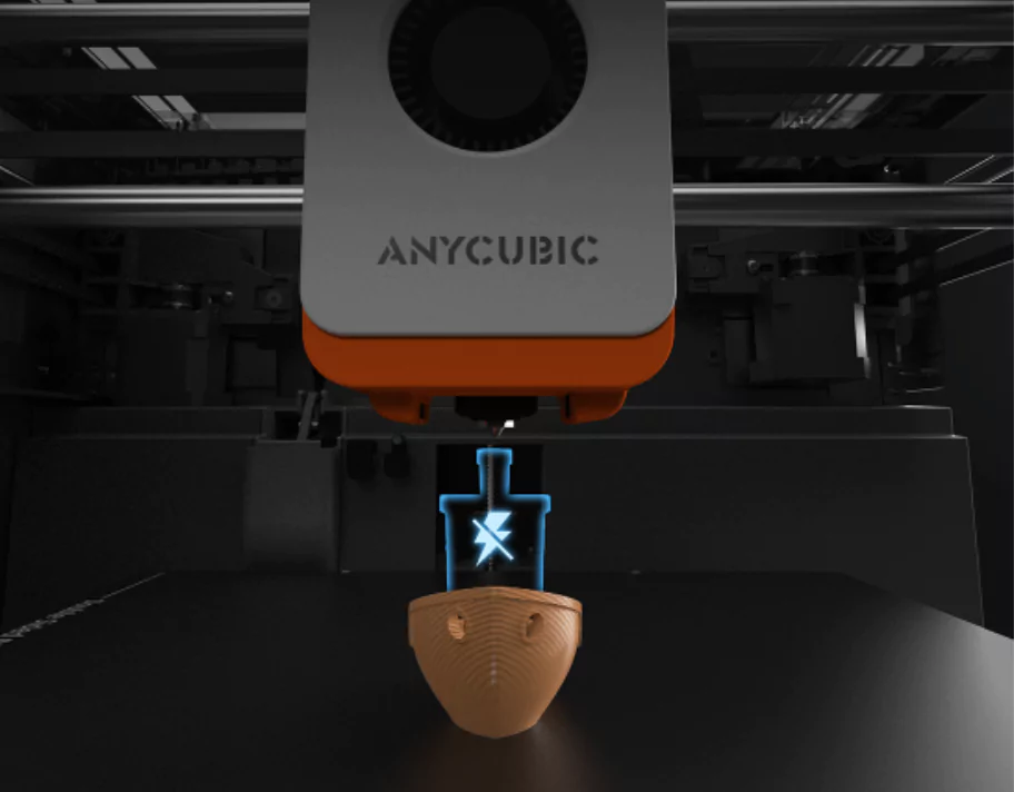 Anycubic Kobra S1 Combo 3D Ptinter features a Auto Resume Printing