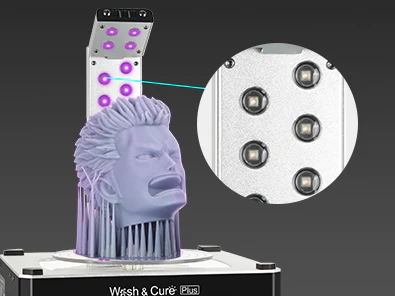 Anycubic Wash & Cure Plus Machine comes with Upgraded UV Lamp Beads