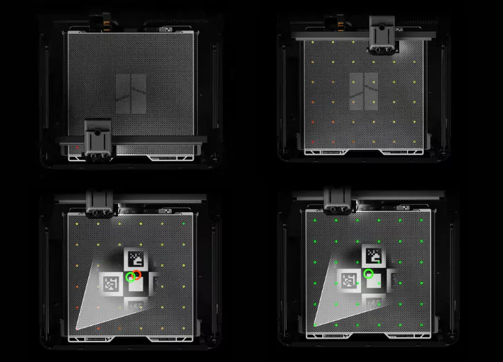 Bamblabs H2D 3D Printer use Precision Power: Vision Encoder