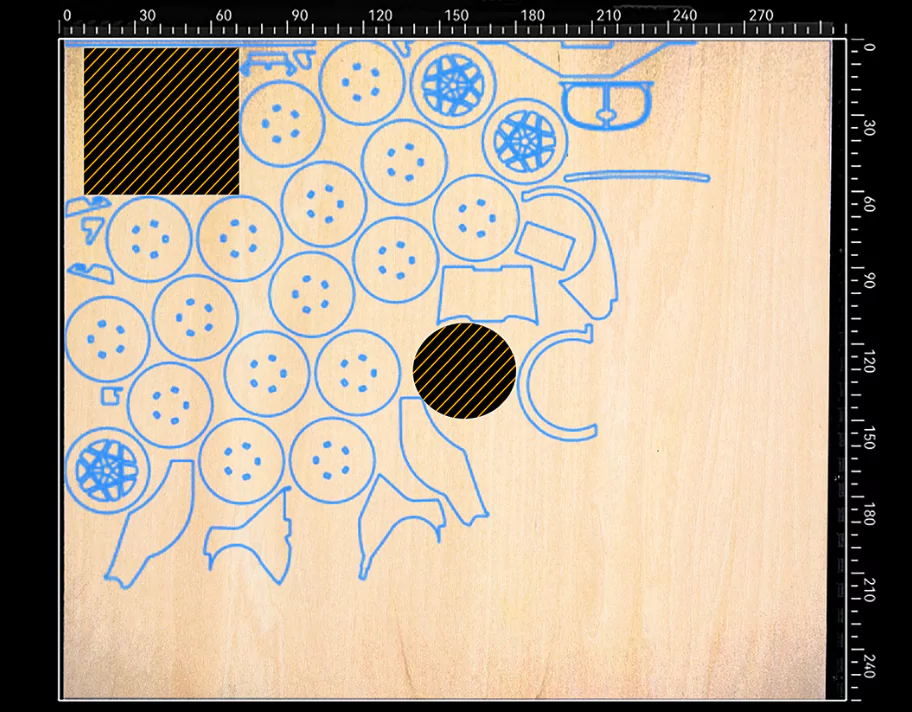 Bamblabs H2S 3D Printer features Auto Arrangement