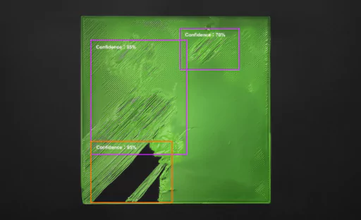 Bambulab X1 comes with AI inspected first layer