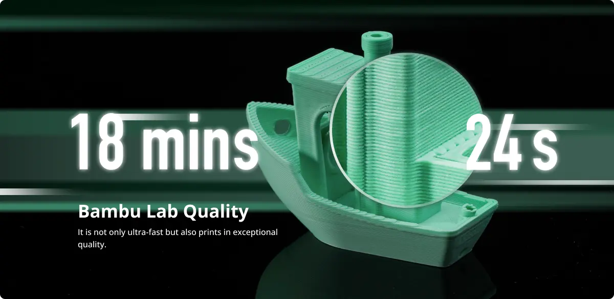 Bamblabs P1P 3d printer gives good quality