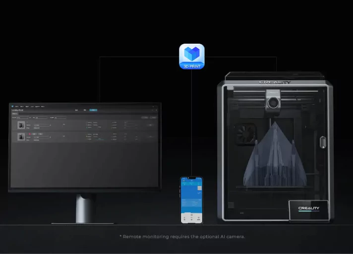 Creality K1 3D Printer Connected and Worry-free Control