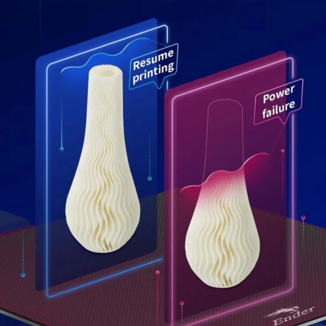 Creality Ender 3 V2 3D Printer has resume printing function