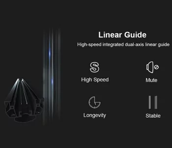 Flsun V400 3D Printer 3D Printer results great quality thanks to dual linear rails